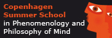 Copenhagen Summer School in Phenomenology and Philosophy of Mind 2012